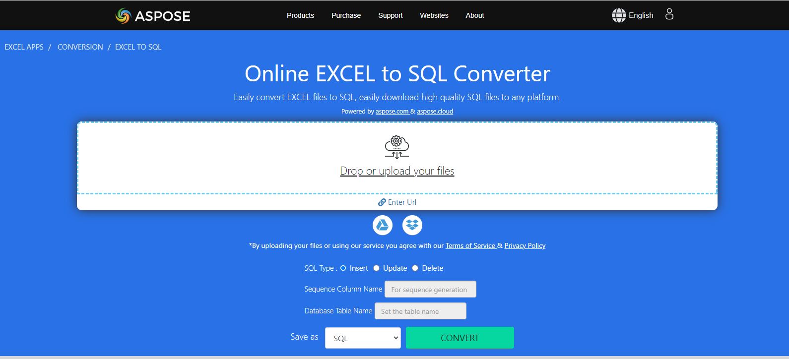 Excel ל-sql